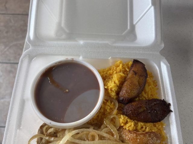 Grilled chicken meal